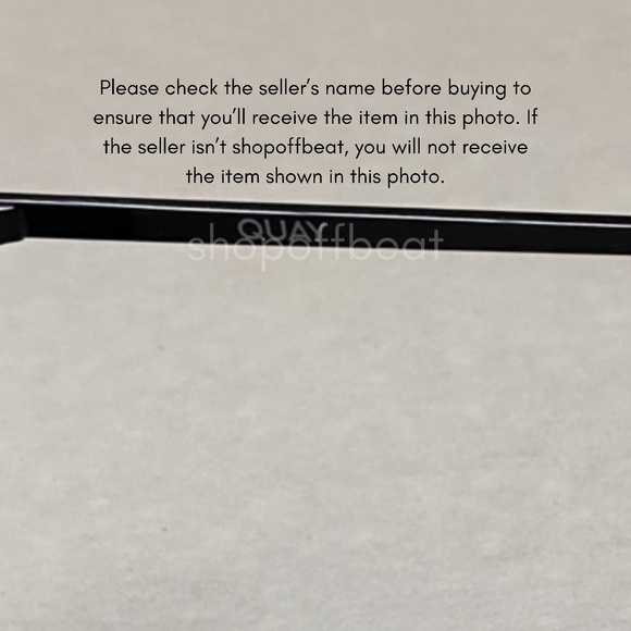 NEW Quay Starry Eyed Sunglasses Black/Smoke main image 14